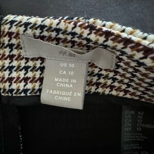 Pencil skirt checkered H &M